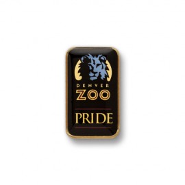 Rounded Rectangle Printed Stock Lapel Pin Personalized