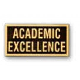 Oval Black Ox Finish Die Struck Lapel Pin (15/16"x11/16") with Logo