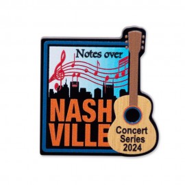 Acrylic Dimensional Print Pin - Group C with Logo