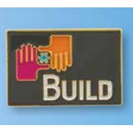 Personalized 1 1/4" Steel Enamel Lapel Pin