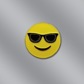 Personalized Shades Emoji Pin