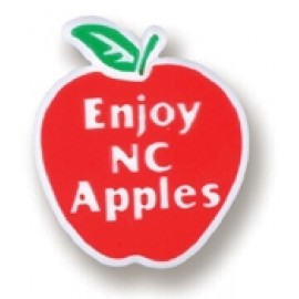 1 1/4" Custom Molded Plastic Lapel Pin with Logo