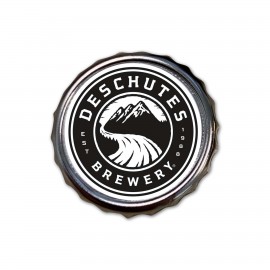Custom Imprinted Bottle Cap Pins .916" x .916" Round Nickle Plate