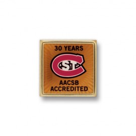 Square Corners Square Printed Stock Lapel Pin (21/32") Custom Imprinted  Square Corners Square Printed Stock Lapel Pin (21/32") Custom Imprinted