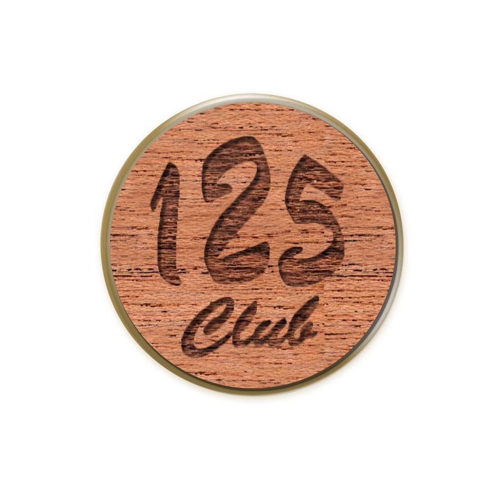 Personalized Wood Insert Pins .75" Round