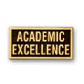 Personalized Rectangle Black Ox Finish Die Struck Lapel Pin (1/2"x5/8")