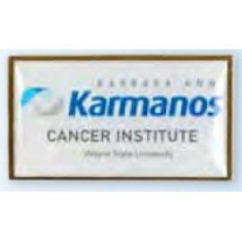 Rectangle Printed Stock Lapel Pin (1 1/4"x1") Personalized  Rectangle Printed Stock Lapel Pin (1 1/4"x1") Personalized