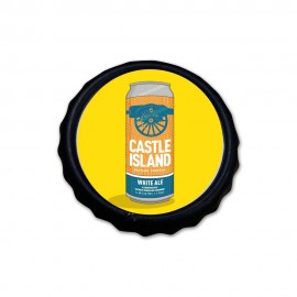 Custom Imprinted Bottle Cap Pins .916" x .916" Round Black Powder Plate  Custom Imprinted Bottle Cap Pins .916" x .916" Round Black Powder Plate