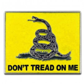 Logo Branded Don't Tread on Me Lapel Pin