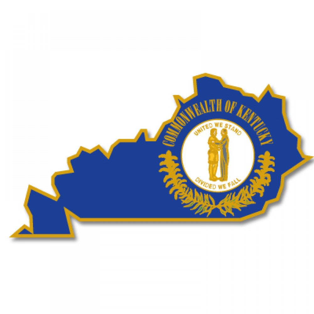 Kentucky State Pin with Logo