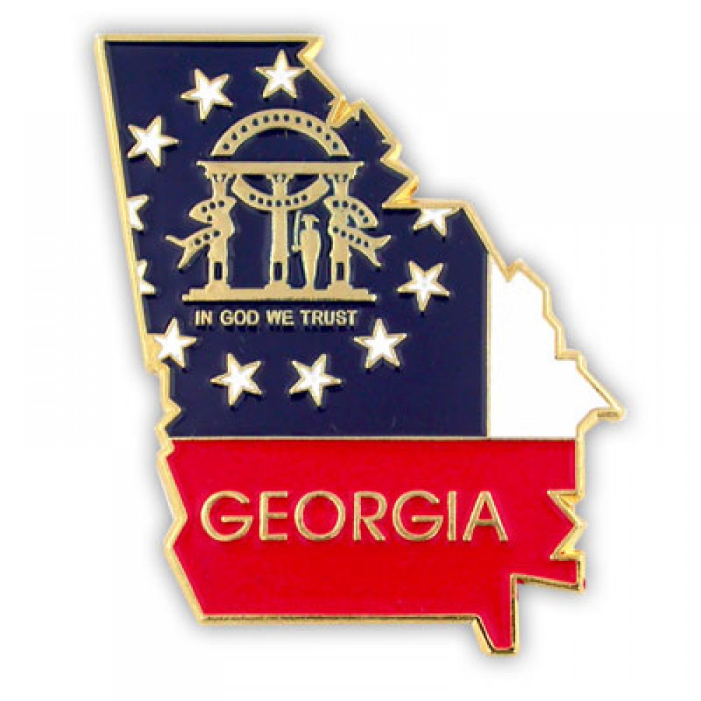 Personalized Georgia State Pin