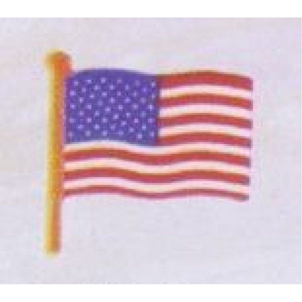 7/8" Awareness Flag Pin Logo Printed 7/8" Awareness Flag Pin Logo Printed