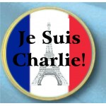 Je Suis Charlie Lapel Pin with Logo