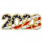 2023 Patriotic Year Pin with Logo