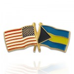 Promotional USA & Bahamas Flag Pin