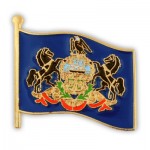 Custom Pennsylvania State Flag Pin