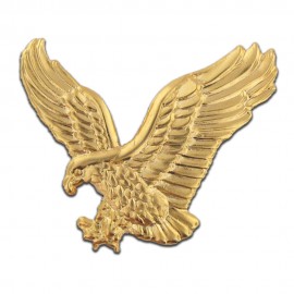 Logo Branded Eagle Pin - Gold