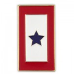 Blue Star Service Flag Pin with Logo