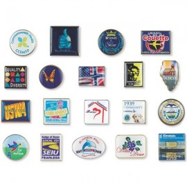 Photo Pin w/Epoxy with Logo