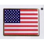 Logo Branded Stock Patriotic Lapel Pins (US Flag)