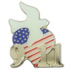 9-11 Dove Lapel Pin with Logo