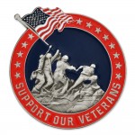 Promotional Support Our Veterans Pin