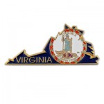 Customized Virginia State Pin