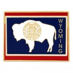 Personalized Wyoming State Pin