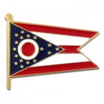 Promotional Ohio State Burgee Flag Pin
