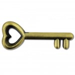 Antique Key Pin with Logo