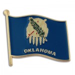 Customized Oklahoma State Flag Pin