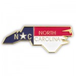 North Carolina State Pin with Logo