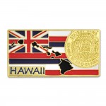 Custom Hawaii State Pin