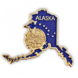 Customized Alaska State Pin
