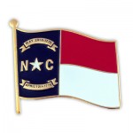 Logo Branded North Carolina State Flag Pin