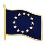 Custom European Union Flag Pin