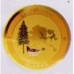 Logo Printed Alaska State Emblem And Lapel Pin