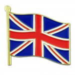Personalized United Kingdom Flag Pin