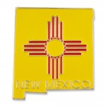 New Mexico State Pin with Logo