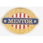 Personalized Mentor Stock Casting Lapel Pin