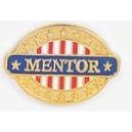 Personalized Mentor Stock Casting Lapel Pin