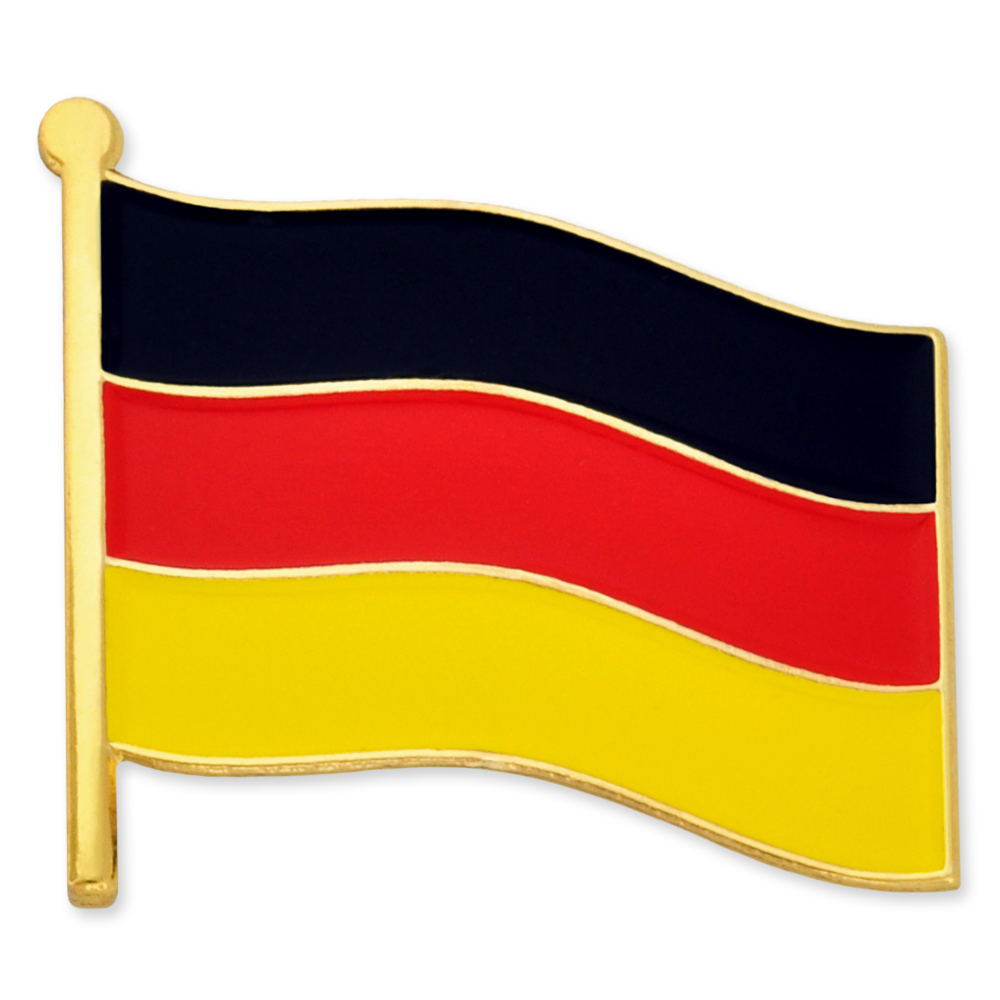German Flag Pin with Logo