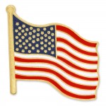 Customized American Flag Pin