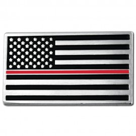 Promotional Thin Red Line American Flag Pin