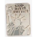 God Bless America Stock Casting Lapel Pin with Logo