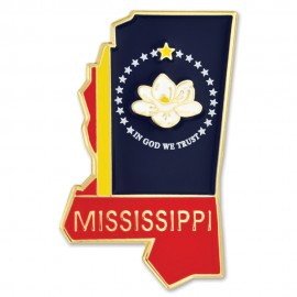Logo Branded Mississippi State Pin