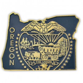 Customized Oregon State Pin  Customized Oregon State Pin