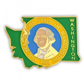 Customized Washington State Pin