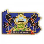Pennsylvania State Pin with Logo