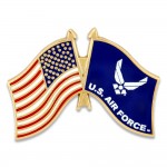 Promotional Officially Licensed Air Force/USA Flag Pin